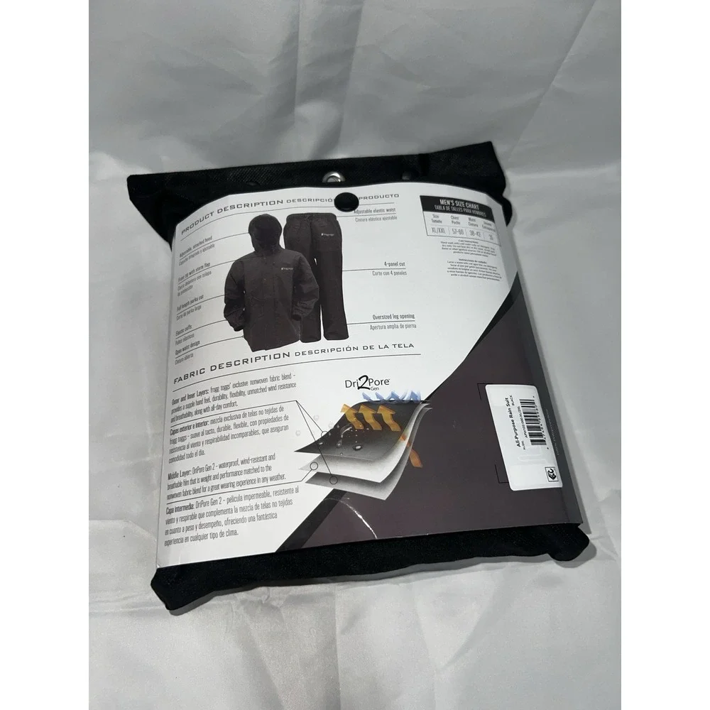 frogg toggs Wetsuit All Sport Rain Suit XL/XXL - Black New in Package